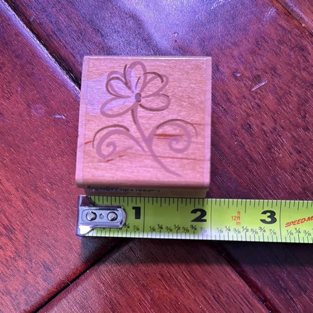 Wooden Flower Stamp